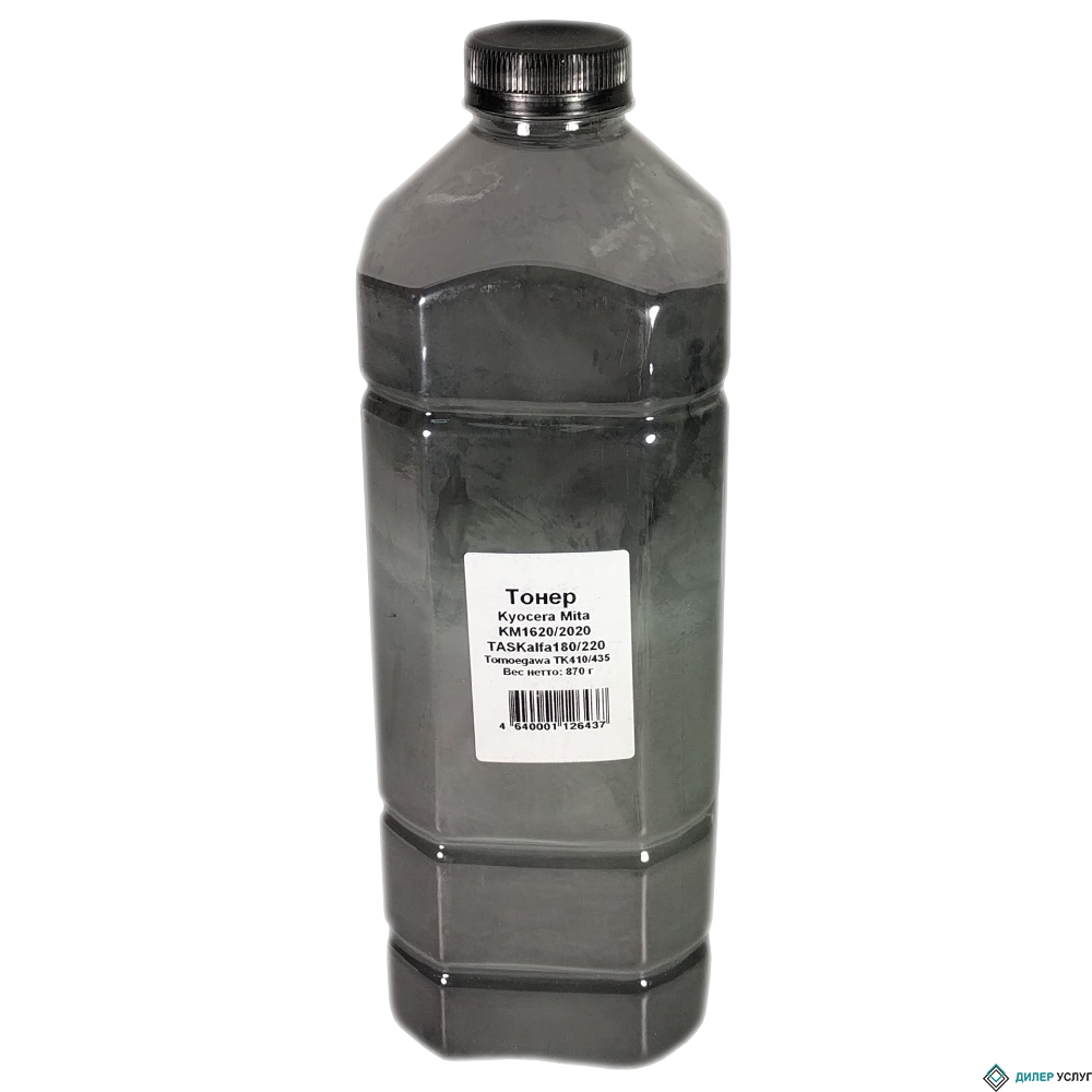 Тонер Tomoegawa Универсальный для Kyocera TK-410 (Тип PYU-01) Bk, 900 г, канистра /Япония/
