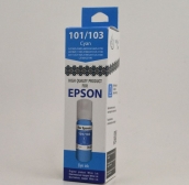 чернила Epson 101/103 (L1110/3xxx/4xxx/5190/6160/6170/6189), 70 мл, Cyan, Ink-mate (в упаковке)
