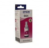 Чернила оригинальные Epson T6643 (L100/110/200/210/300/350/355/550), 70 мл, Magenta