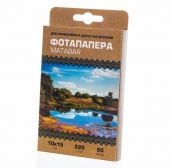 YESION фотобумага матовая, 220 г/м2, 10х15, 50 л., White Paper
