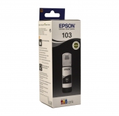 чернила оригинальные Epson 103 (L3100/L3110/L3150),  65мл, Black