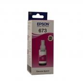 Чернила оригинальные Epson T6733 (L800/1800), 70 мл, Magenta