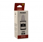 Чернила оригинальные INK GI-490 Black для CANON GP1400/2400/3400 черные, 135 мл 0663C001
