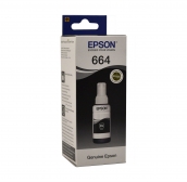 Чернила оригинальные Epson T6641 (L100/110/200/210/300/350/355/550), 70 мл, Black