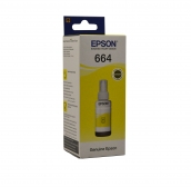 Чернила оригинальные Epson T6644 (L100/110/200/210/300/350/355/550), 70 мл, Yellow